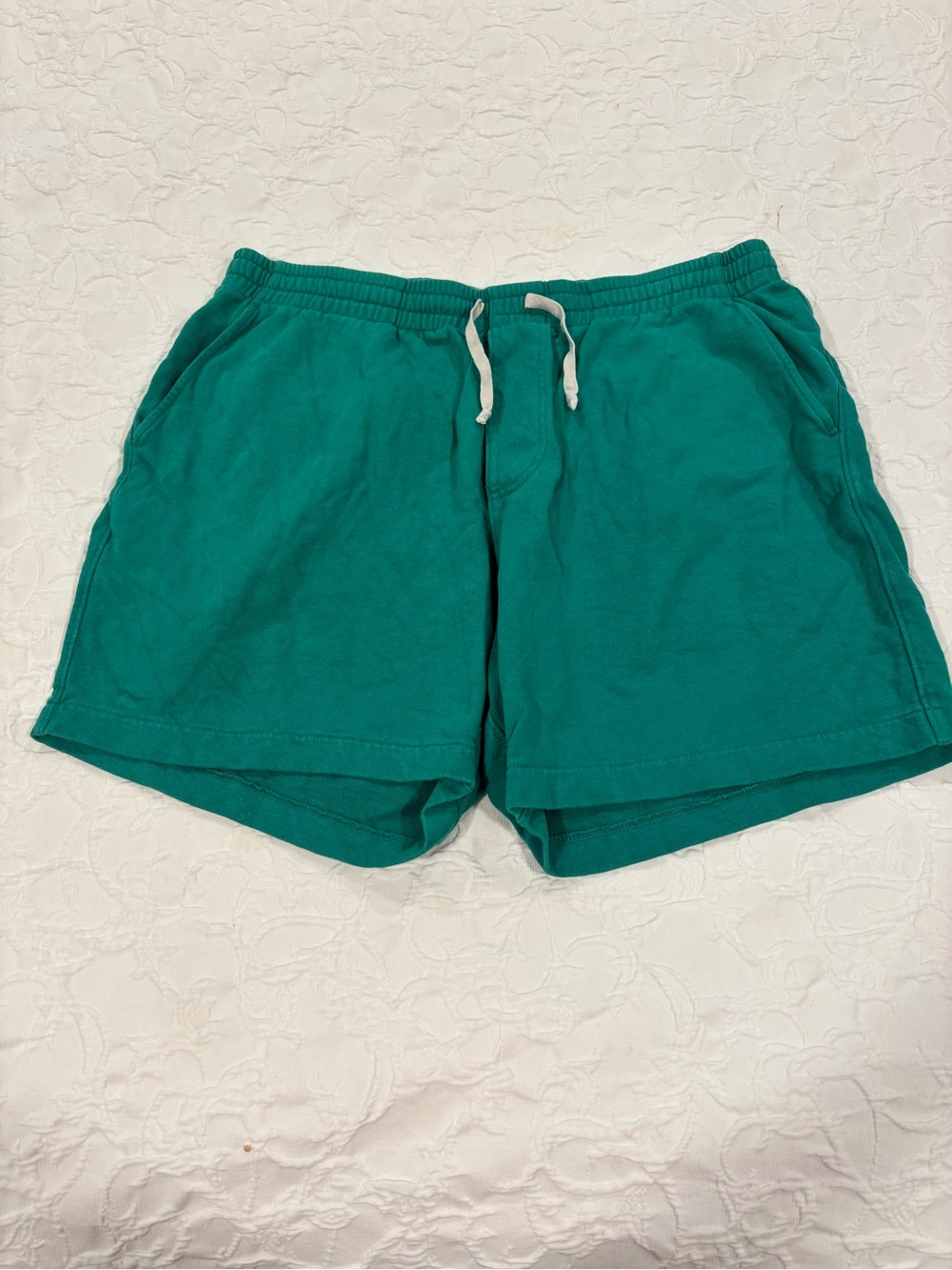J. Crew Men's Teal Drawstring Shorts